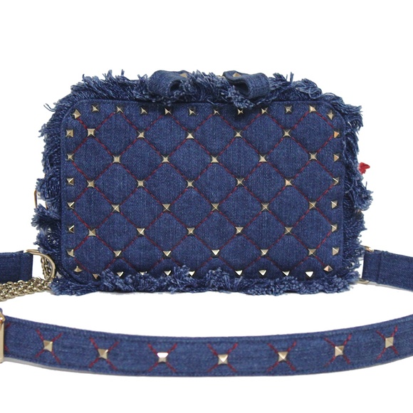 New Frayed Rockstud Spike Denim